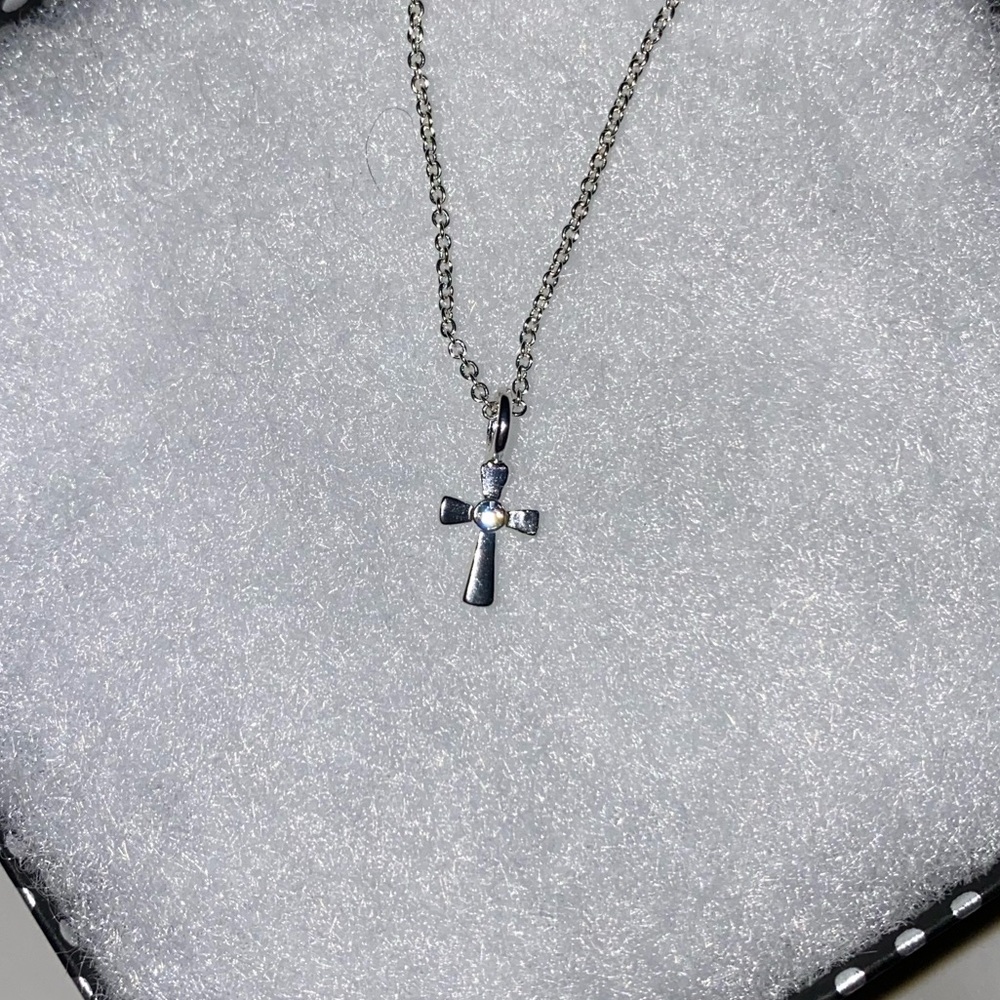 Silver Cross Necklace